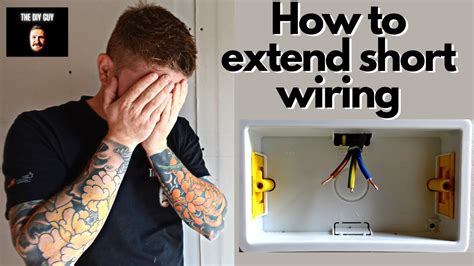 wires in junction box too short|how to fix short wires.